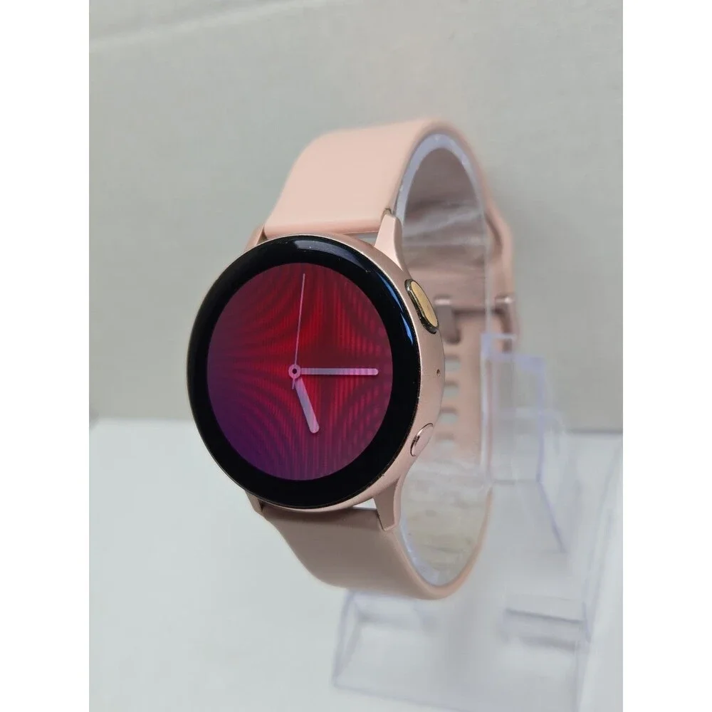 Samsung Galaxy Watch Active2 40mm Pink Aluminum GPS Bluetooth Smartwatch *READ
